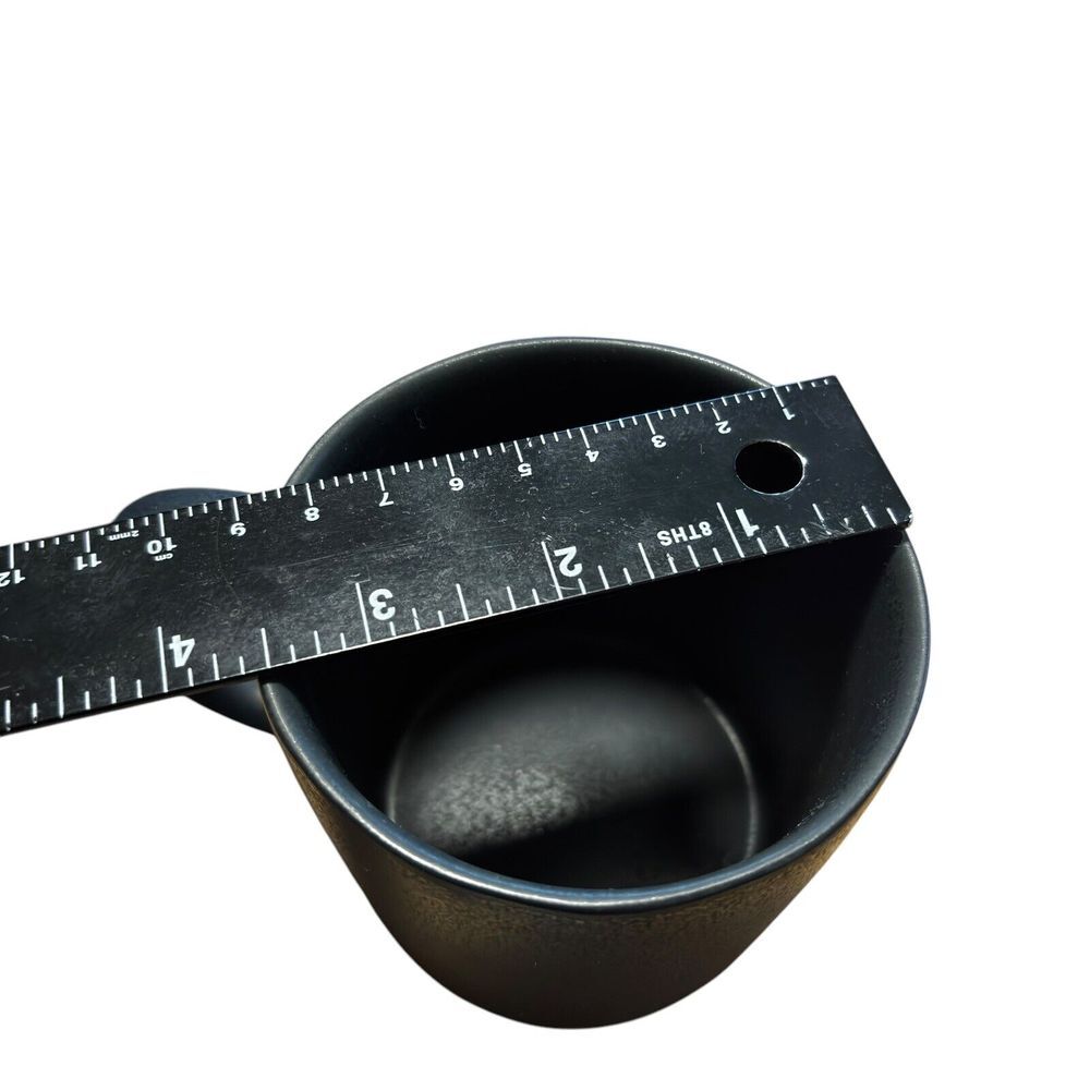 CB2 Crate & Barrel Valley Matte Coffee Tea Cup Mug Black - Picture 5 of 6
